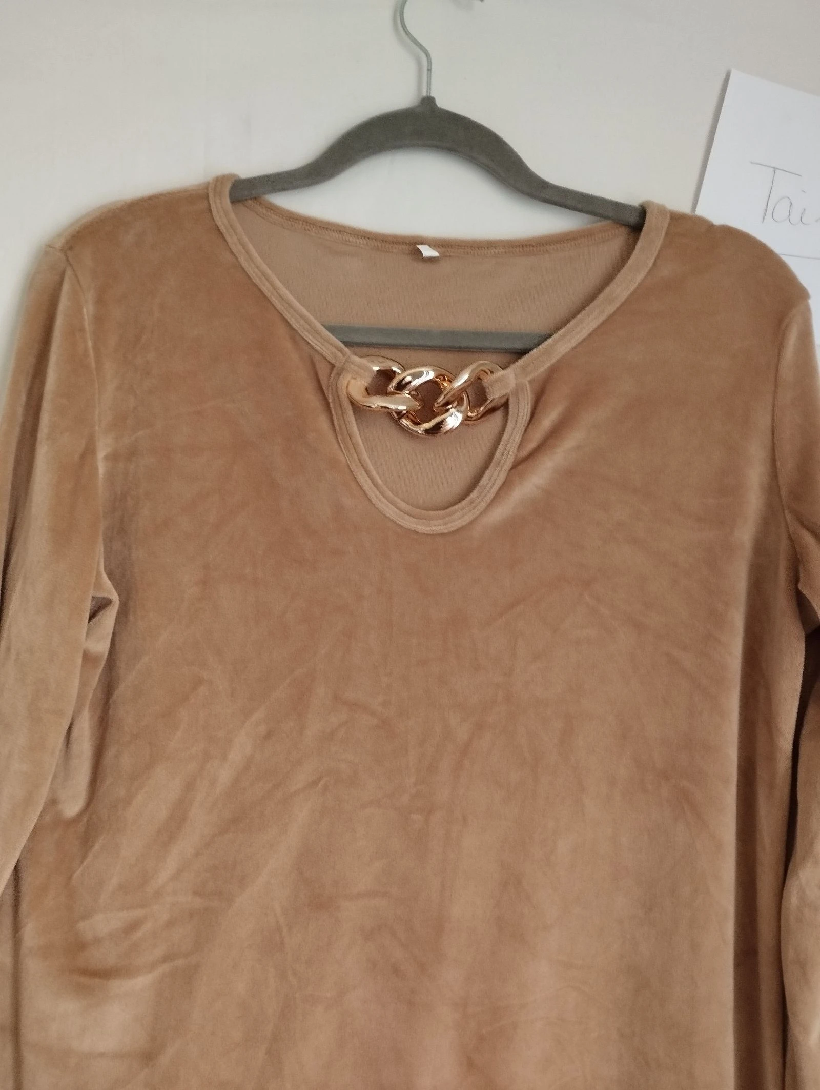 Korte jurk of tuniek beige maat xxl – photo 2